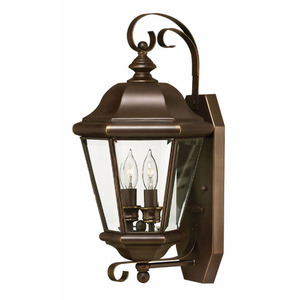 H2425CB Clifton Park Entrance Outdoor Wall Light - Copper Bronze