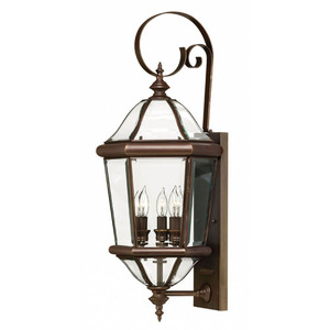 H2454CB Augusta Entrance Outdoor Wall Light - Copper Bronze