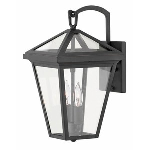 H2560MBLL Alford Place Entrance Outdoor Wall Light - Museum Black