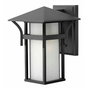 H2570SK Harbor Entrance Outdoor Wall Light - Satin Black