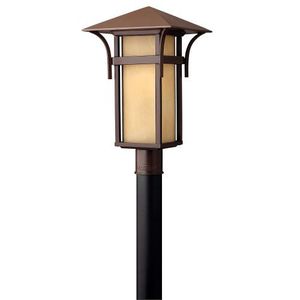 H2571ARLED Harbor Post Light Post Lights - Anchor Bronze