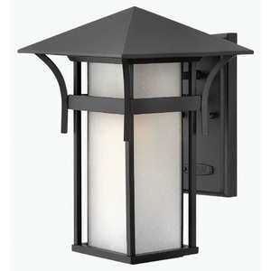 H2574SK Harbor Entrance Outdoor Wall Light - Satin Black