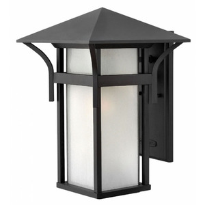 H2575SK Harbor Entrance Outdoor Wall Light - Satin Black