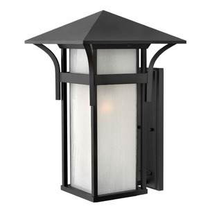 H2579SK Harbor Entrance Outdoor Wall Light - Satin Black