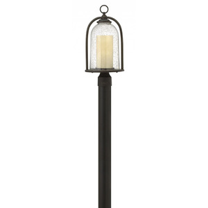 H2611OZLED Quincy Post Light Post Lights - Oil Rubbed Bronze