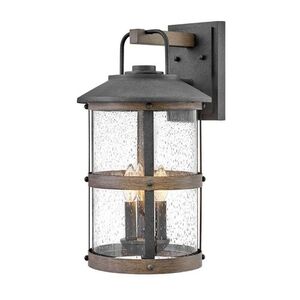 H2685DZLL Lakehouse Entrance Outdoor Wall Light - Aged Zinc