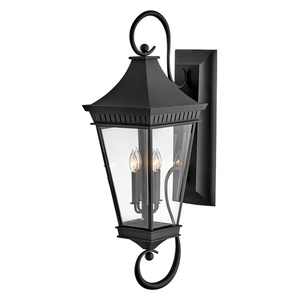 H27098MB Chapel Hill Entrance Outdoor Wall Light - Museum Black