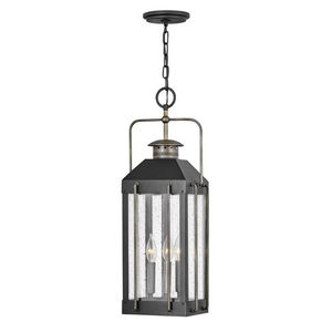 H2732TK Fitzgerald Hanging Hanging Lantern - Textured Black