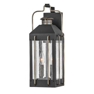 H2734TK Fitzgerald Entrance Outdoor Wall Light - Textured Black