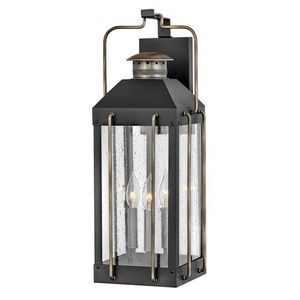 H2735TK Fitzgerald Entrance Outdoor Wall Light - Textured Black