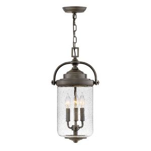 H2752OZ Willoughby Hanging Hanging Lantern - Oil Rubbed Bronze