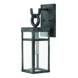 H2800DZ Porter Entrance Outdoor Wall Light - Aged Zinc