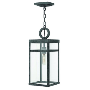 H2802DZ Porter Hanging Hanging Lantern - Aged Zinc