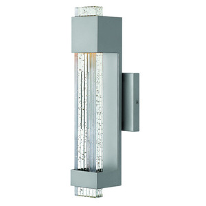 H2830TT Glacier Entrance Outdoor Wall Light - Titanium