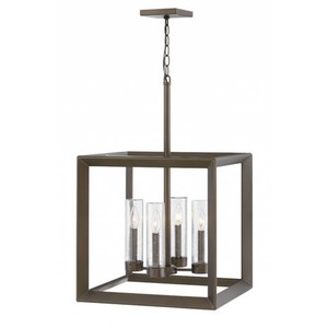 H29304WB Rhodes Hanging Hanging Lantern - Warm Bronze