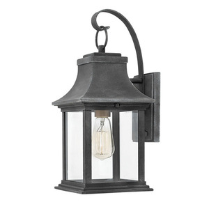 H2930DZ Adair Entrance Outdoor Wall Light - Aged Zinc