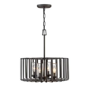 H29504BGR Reid Hanging Hanging Lantern - Brushed Graphite