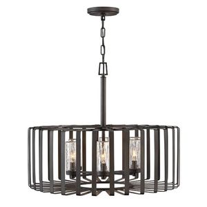 H29505BGR Reid Hanging Hanging Lantern - Brushed Graphite