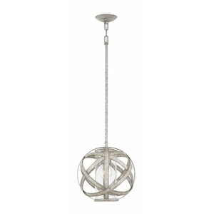 H29707WZ Carson Hanging Hanging Lantern - Weathered Zinc