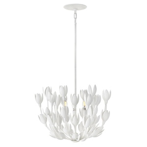 H30011TXP Flora Up Light Pendant Light - Textured Plaster