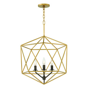 H3023DG Astrid Entrance / Foyer Pendant Light - Deluxe Gold