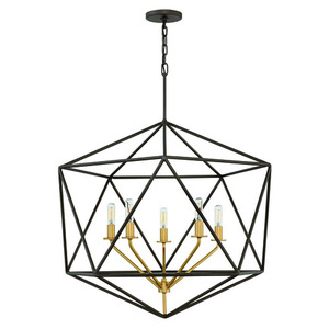 H3025MM Astrid Mid Sized Chandelier Chandelier - Metallic Matte Bronze