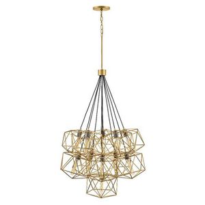 H3029DG Astrid Multi Light Pendant Light - Deluxe Gold