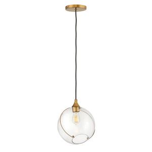 H30303HBR Skye Entrance / Foyer Pendant Light - Heritage Brass