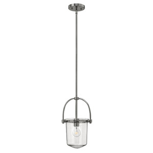 H3031PN Clancy Down Light Pendant Light - Polished Nickel