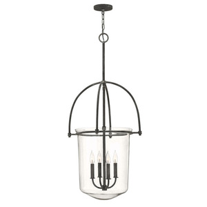 H3034DZ Clancy Entrance / Foyer Pendant Light - Aged Zinc