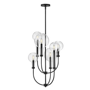 H30525BK Alchemy Multi Light Pendant Light - Black