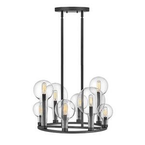 H30526BK Alchemy Mini Chandelier - Black