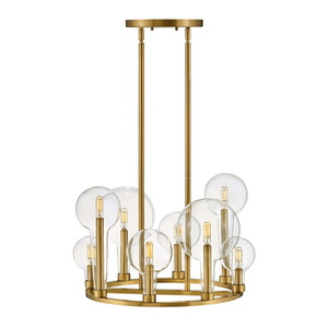 H30526LCB Alchemy Mini Chandelier - Lacquered Brass