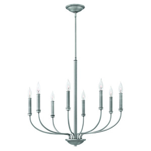 H3076AN Alister Mid Sized Chandelier Chandelier - Antique Nickel