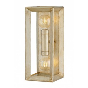 H3102SL Tinsley Multi Bulb Wall Sconce - Silver Leaf