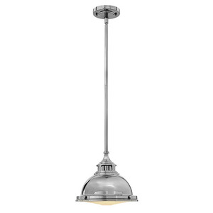 H3122PN Amelia Down Light Pendant Light - Polished Nickel