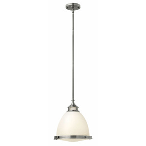 H3124PLGU24 Amelia Down Light Pendant Light - Polished Antique Nickel