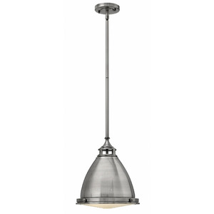 H3126PLGU24 Amelia Down Light Pendant Light - Polished Antique Nickel