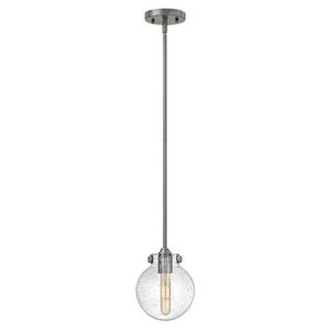 H3128ANCS Congress Mini-Pendant Pendant Light - Antique Nickel / Clear Seedy H3128ANCS Congress Mini-Pendant Pendant Light - Antique Nickel / Clear Seedy