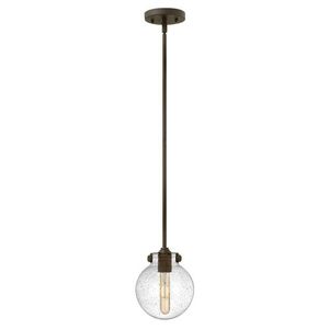 H3128OZCS Congress Mini-Pendant Pendant Light - Oil Rubbed Bronze /Clear Seedy H3128OZCS Congress Mini-Pendant Pendant Light - Oil Rubbed Bronze /Clear Seedy