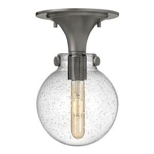 H3149ANCS Congress Semi Flush Mount Ceiling Light - Antique Nickel / Clear Seedy H3149ANCS Congress Semi Flush Mount Ceiling Light - Antique Nickel / Clear Seedy
