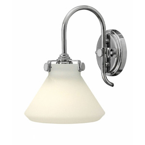 H3170CM Congress 1 Bulb Wall Sconce - Chrome H3170CM Congress 1 Bulb Wall Sconce - Chrome