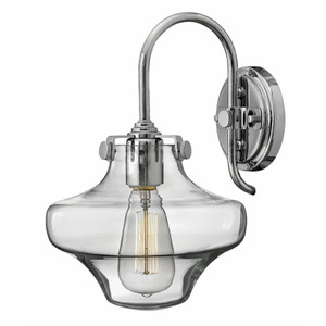H3171CM Congress 1 Bulb Wall Sconce - Chrome H3171CM Congress 1 Bulb Wall Sconce - Chrome