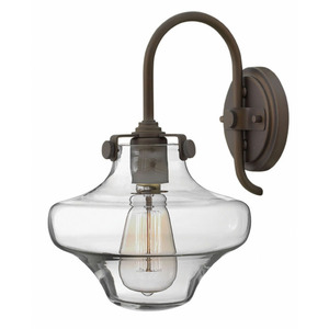 H3171OZ Congress 1 Bulb Wall Sconce - Oil Rubbed Bronze H3171OZ Congress 1 Bulb Wall Sconce - Oil Rubbed Bronze