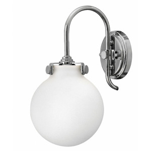 H3173CM Congress 1 Bulb Wall Sconce - Chrome H3173CM Congress 1 Bulb Wall Sconce - Chrome