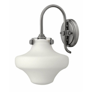 H3175AN Congress 1 Bulb Wall Sconce - Antique Nickel
