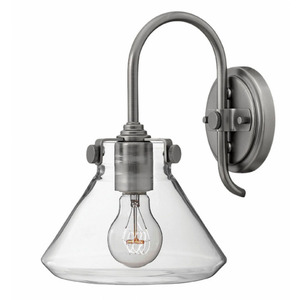 H3176AN Congress 1 Bulb Wall Sconce - Antique Nickel H3176AN Congress 1 Bulb Wall Sconce - Antique Nickel