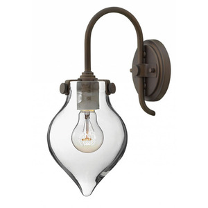 H3177OZ Congress 1 Bulb Wall Sconce - Oil Rubbed Bronze H3177OZ Congress 1 Bulb Wall Sconce - Oil Rubbed Bronze