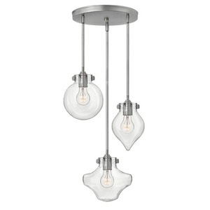 H3198AN Congress Multi Light Pendant Light - Antique Nickel