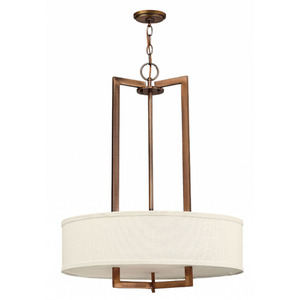 H3204BRLED Hampton Drum Pendant Pendant Light - Brushed Bronze H3204BRLED Hampton Drum Pendant Pendant Light - Brushed Bronze